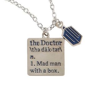 Doctor Who Necklace (slightly tarnished)